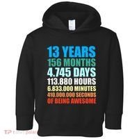 13th Birthday Gift Boy 13 Years Being Awesome Toddler Hoodie thumb 0