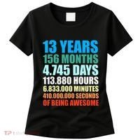 13th Birthday Gift Boy 13 Years Being Awesome Women's T-Shirt thumb 0