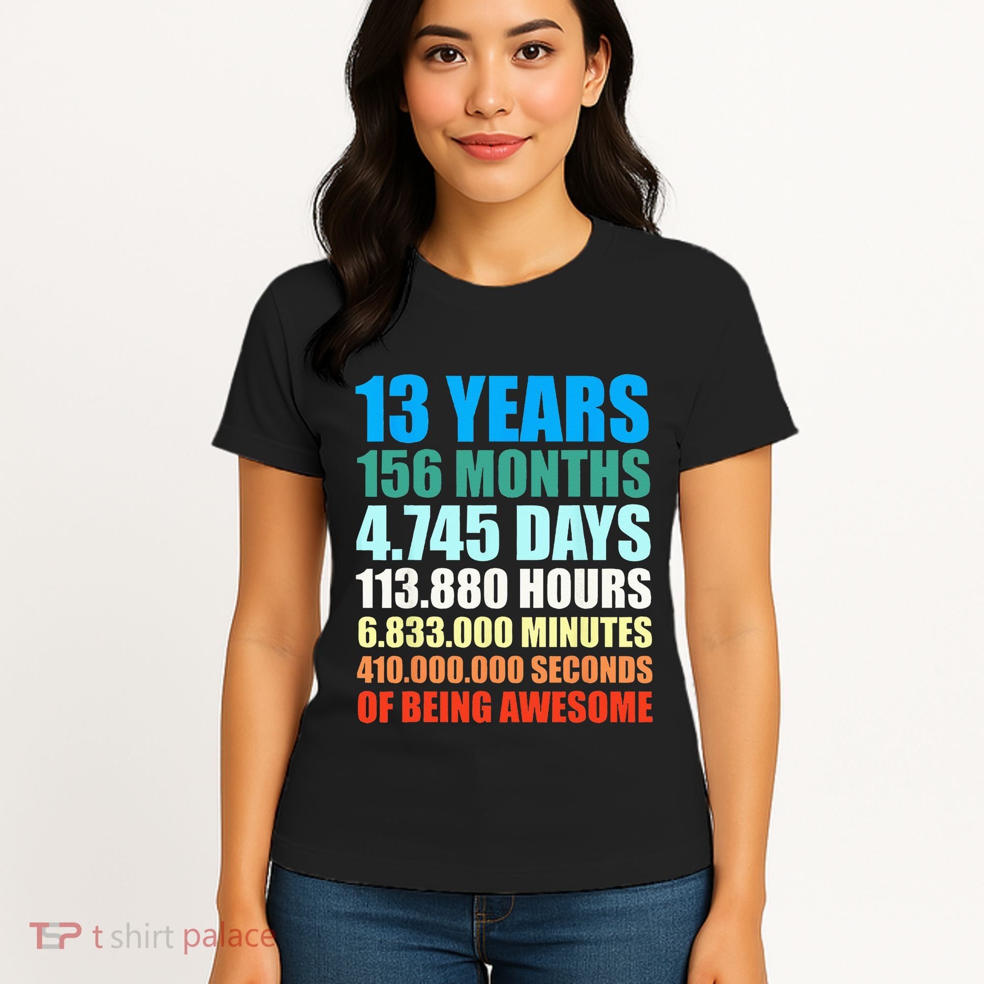 13th Birthday Gift Boy 13 Years Being Awesome Women's T-Shirt
