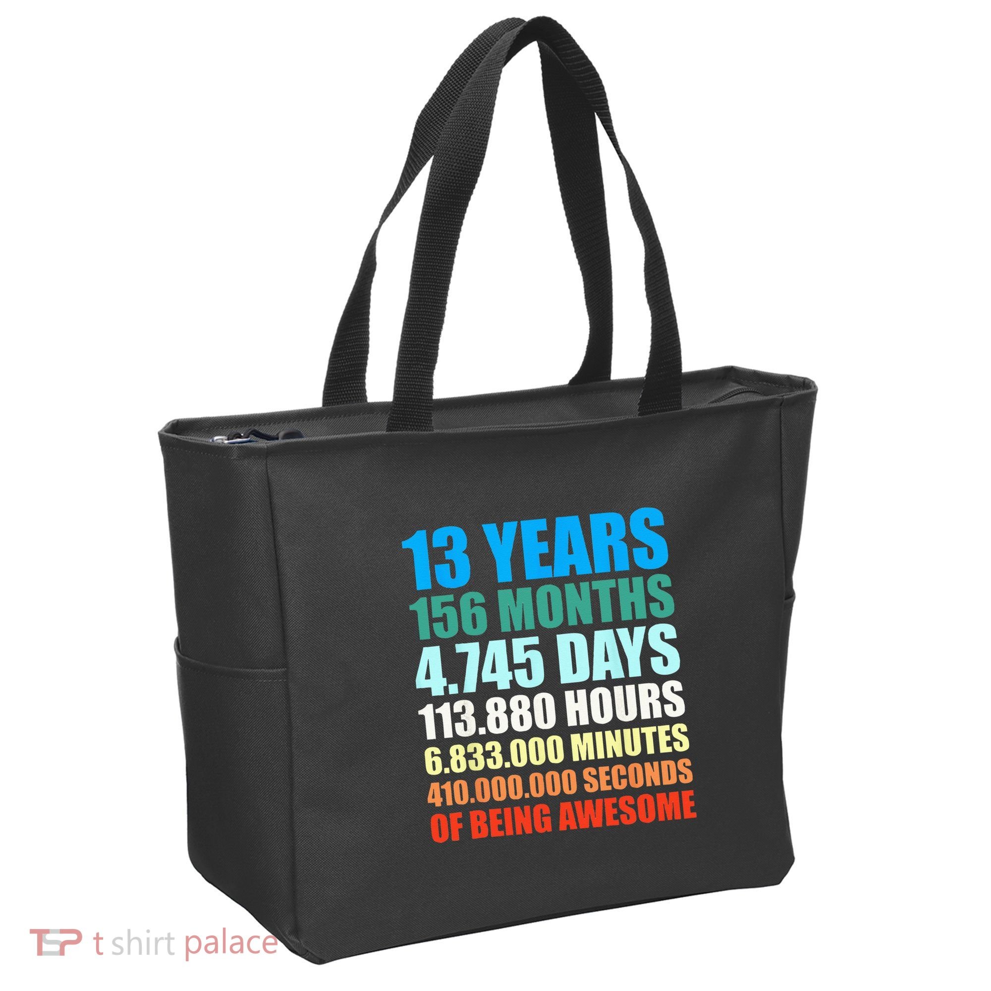 13th Birthday Gift Boy 13 Years Being Awesome Tote Bag
