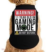 11th Birthday Gift For Boys Girls 11 Year Old Gamers Doggie Tank thumb 0