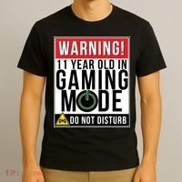 11th Birthday Gift For Boys Girls 11 Year Old Gamers T-Shirt thumb 3