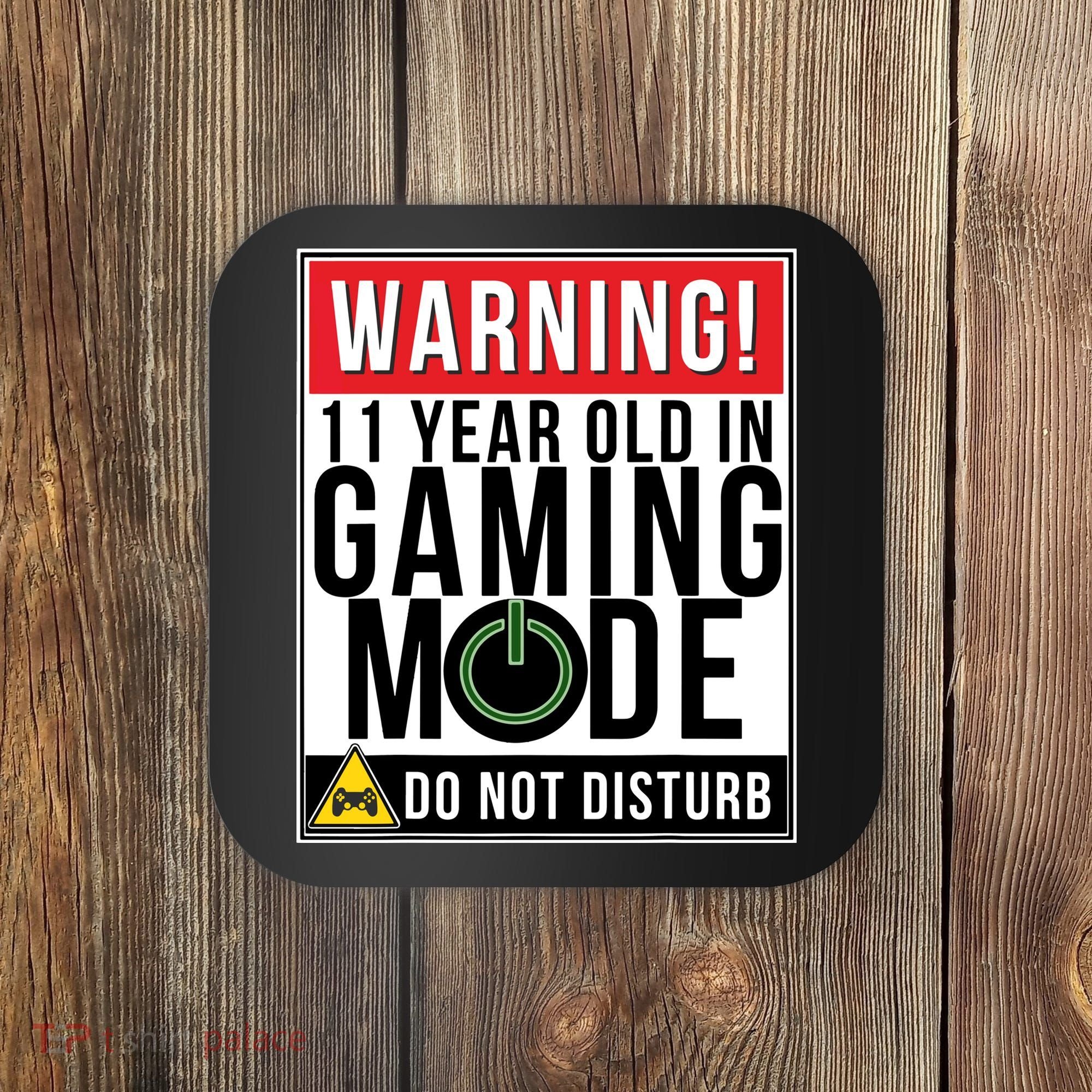 11th Birthday Gift For Boys Girls 11 Year Old Gamers Coaster