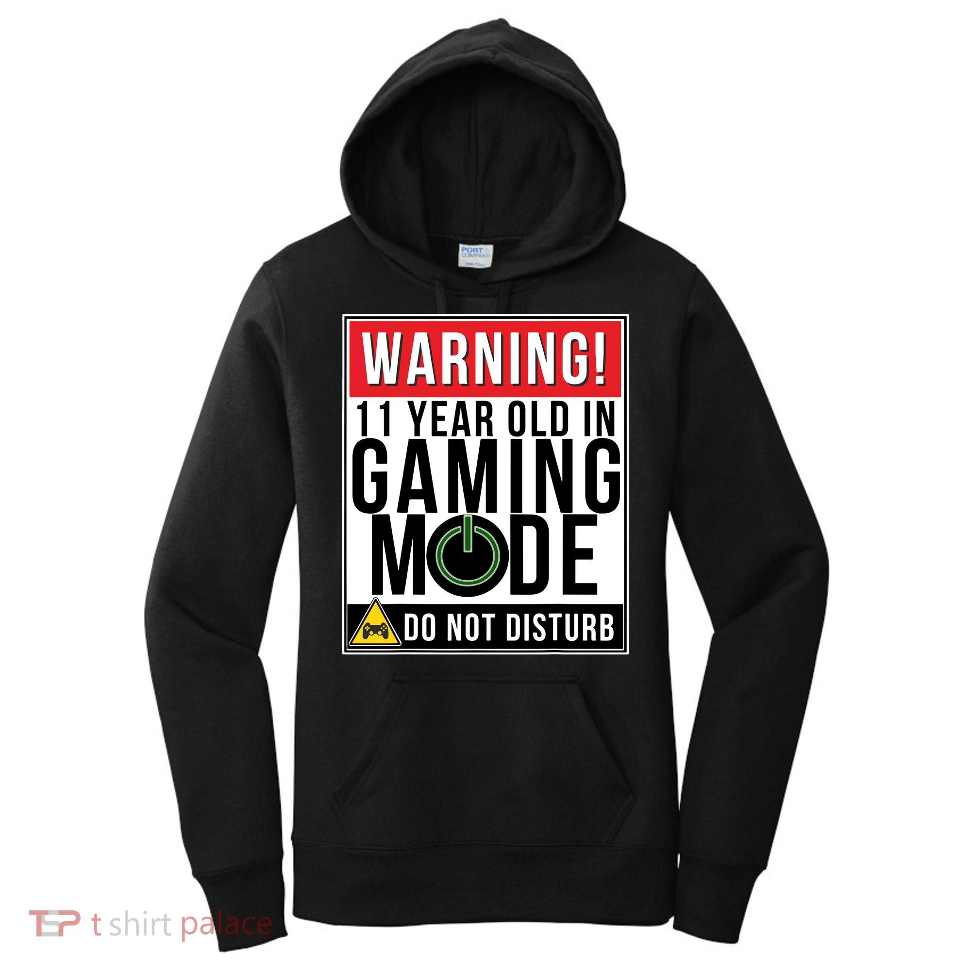 11th Birthday Gift For Boys Girls 11 Year Old Gamers Women's Hoodie