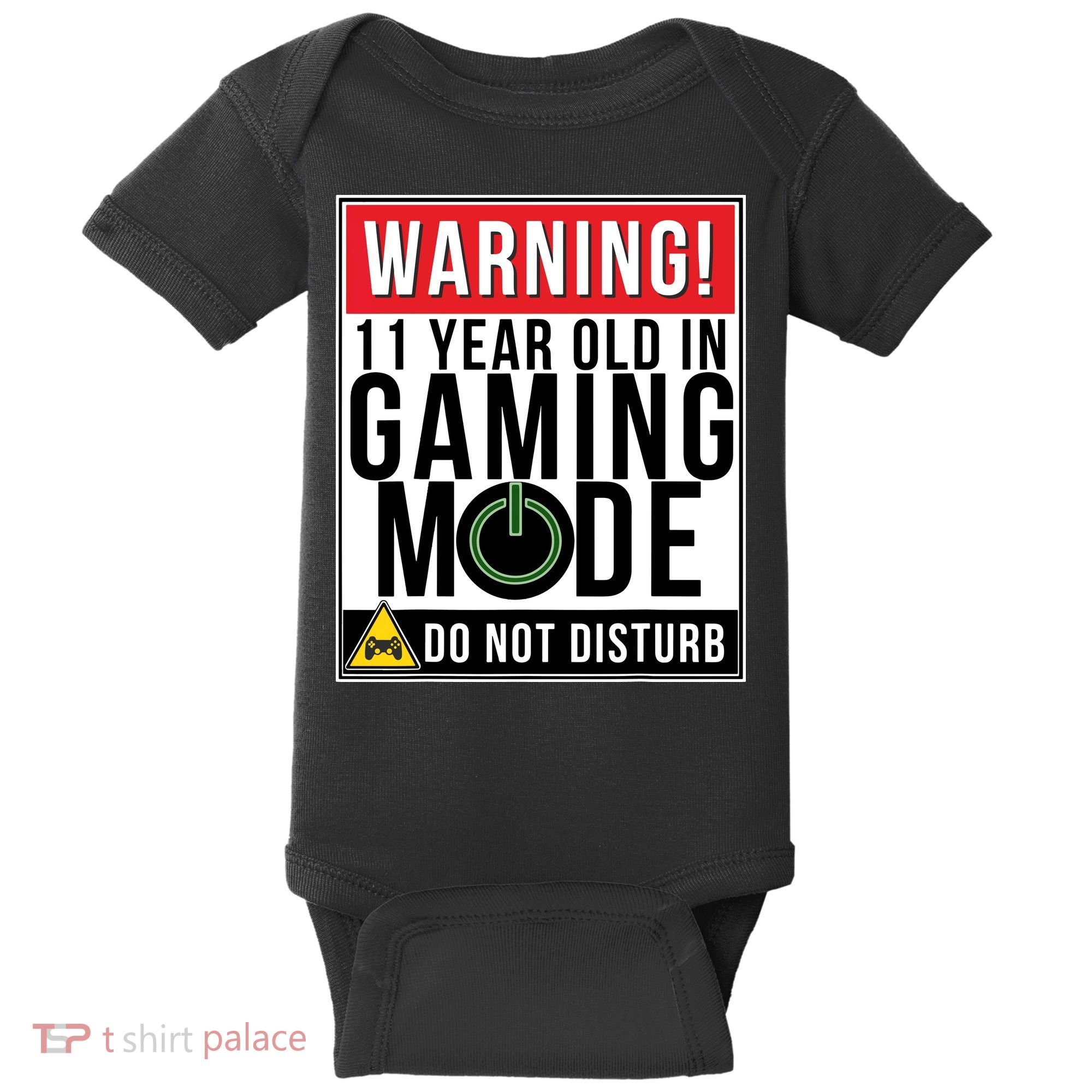 11th Birthday Gift For Boys Girls 11 Year Old Gamers Baby Bodysuit