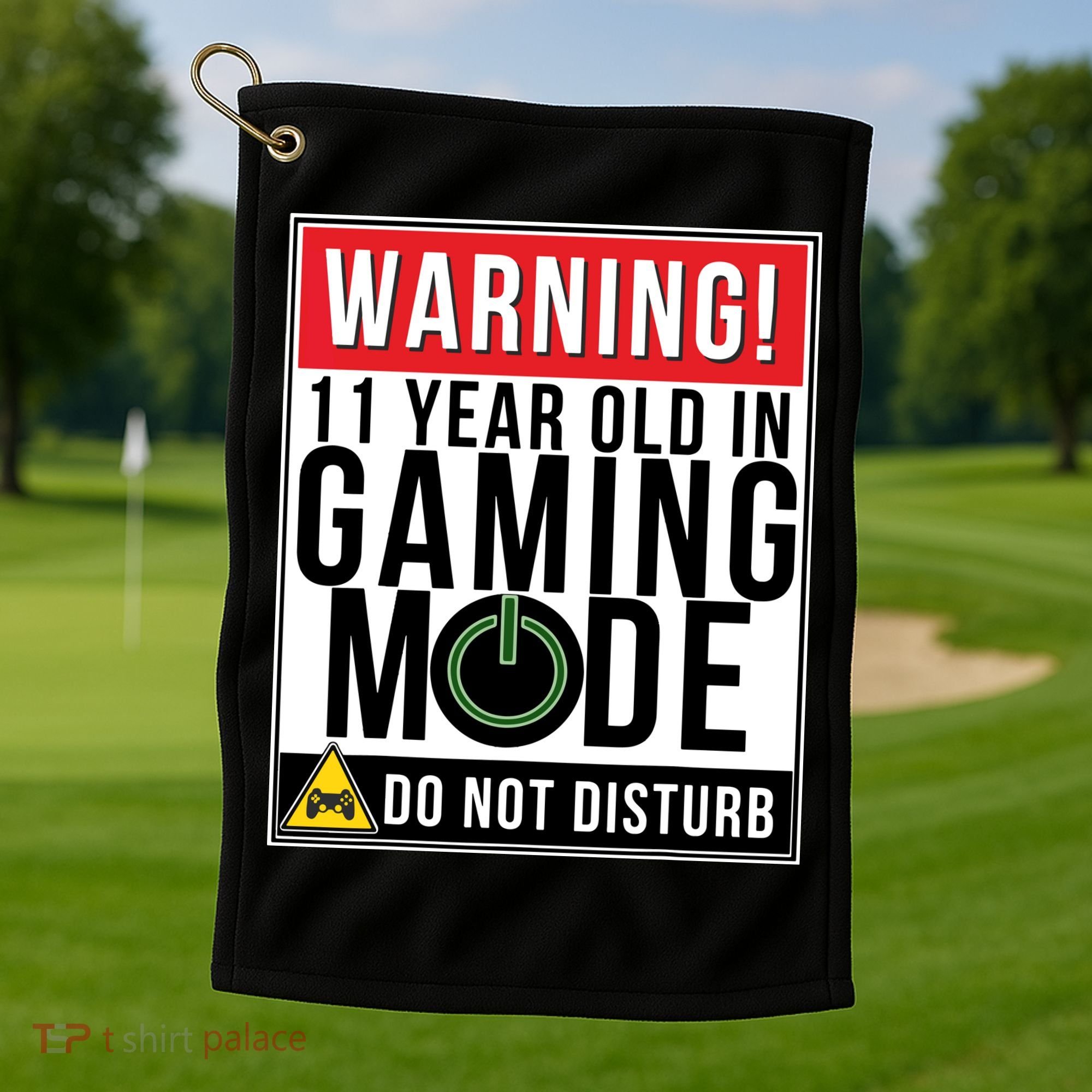 11th Birthday Gift For Boys Girls 11 Year Old Gamers Golf Towel