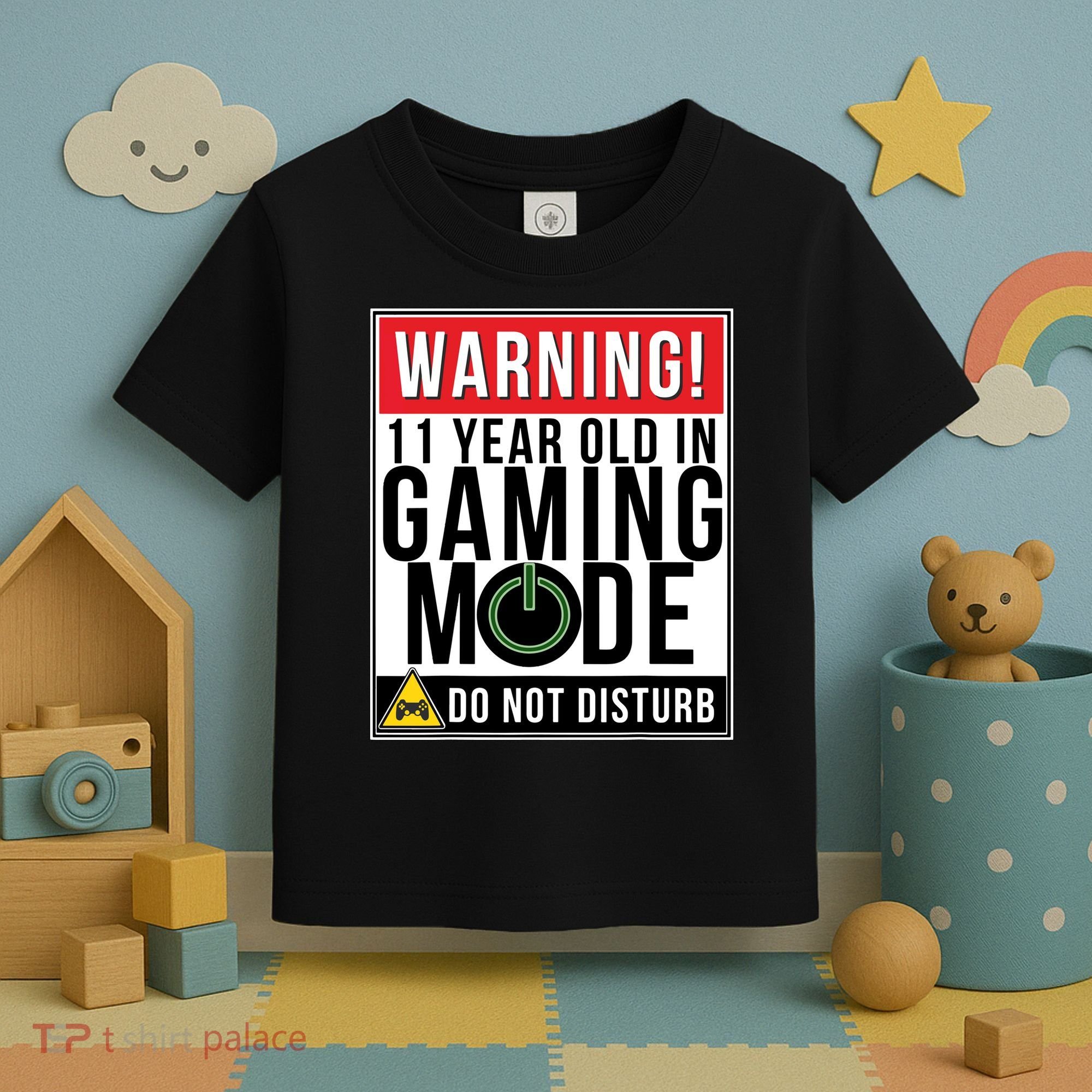 11th Birthday Gift For Boys Girls 11 Year Old Gamers Toddler T-Shirt