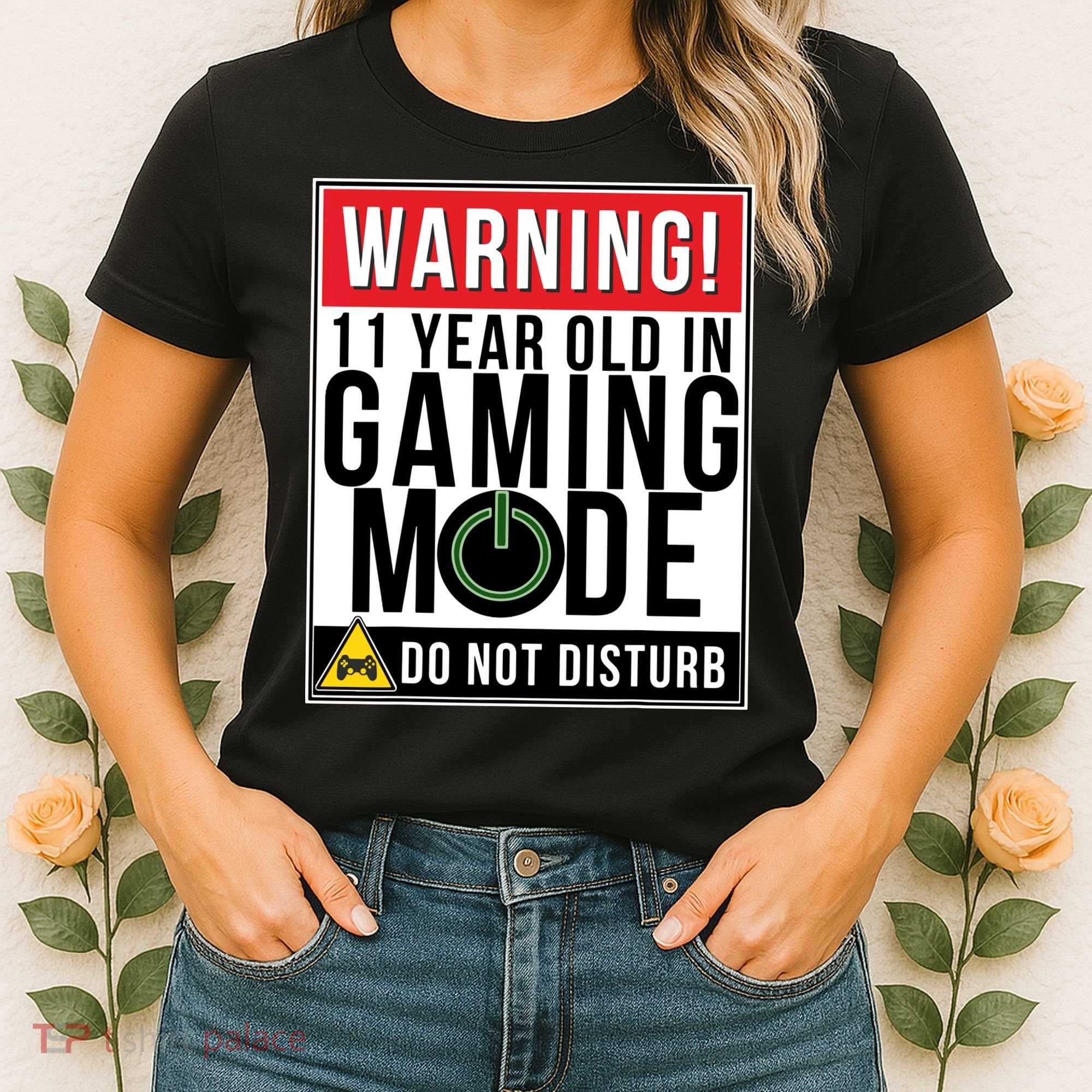 11th Birthday Gift For Boys Girls 11 Year Old Gamers Women's T-Shirt