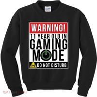 11th Birthday Gift For Boys Girls 11 Year Old Gamers Kids Sweatshirt thumb 0