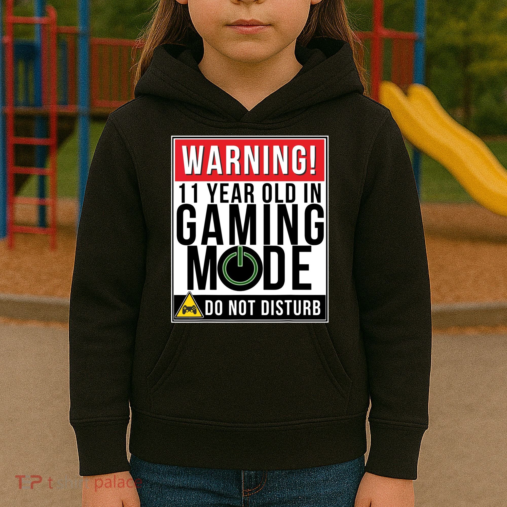 11th Birthday Gift For Boys Girls 11 Year Old Gamers Kids Hoodie
