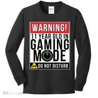 11th Birthday Gift For Boys Girls 11 Year Old Gamers Kids Long Sleeve Shirt thumb 0