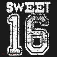 16th Birthday Gift Sweet Sixteen 16 Cracked Grunge T-Shirt thumb 7