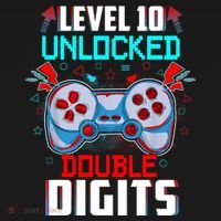 10th Birthday Gift For Boys Double Digits 10 Year Old Gifts Gamer Gift Doggie Tank thumb 4
