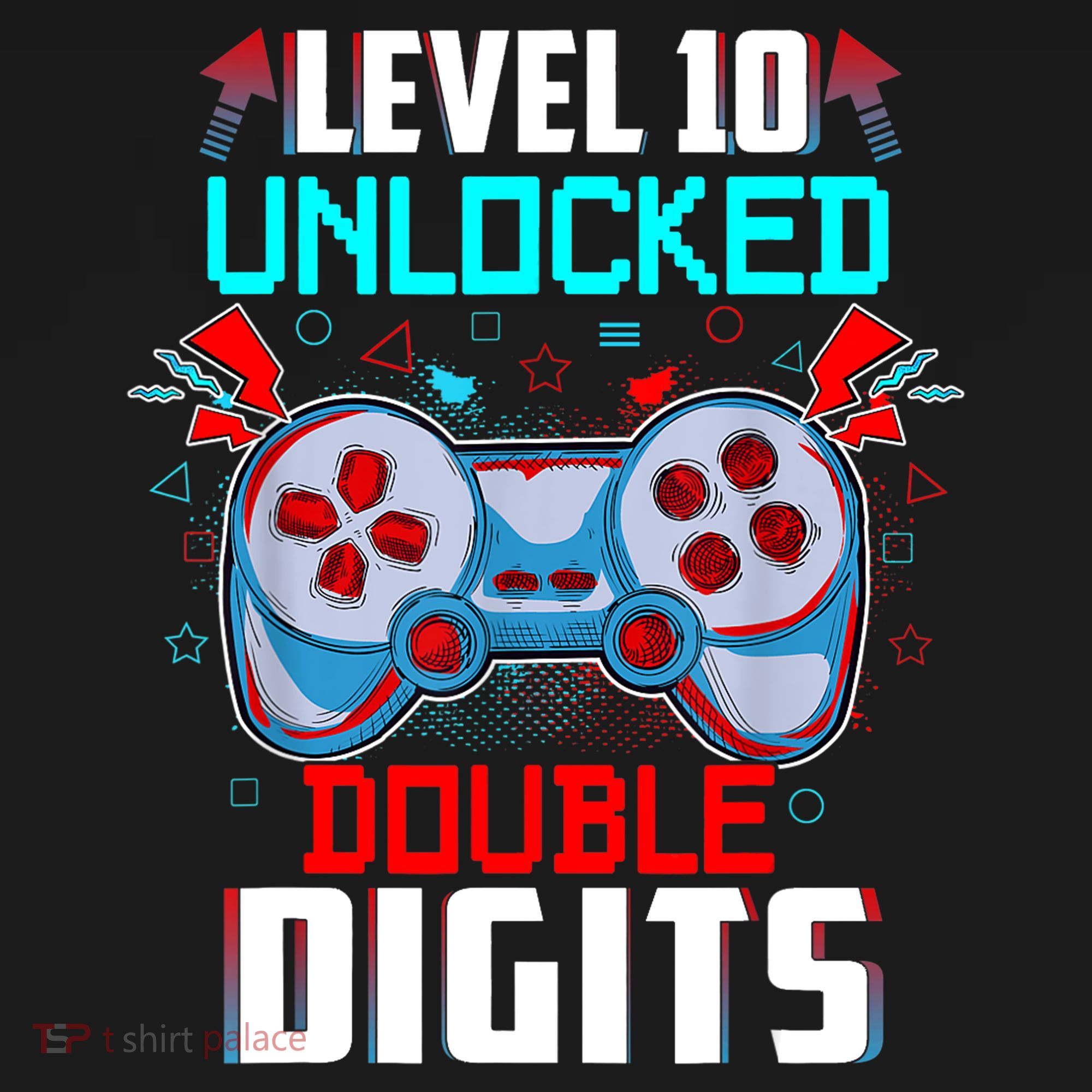 10th Birthday Gift For Boys Double Digits 10 Year Old Gifts Gamer Gift Doggie Tank