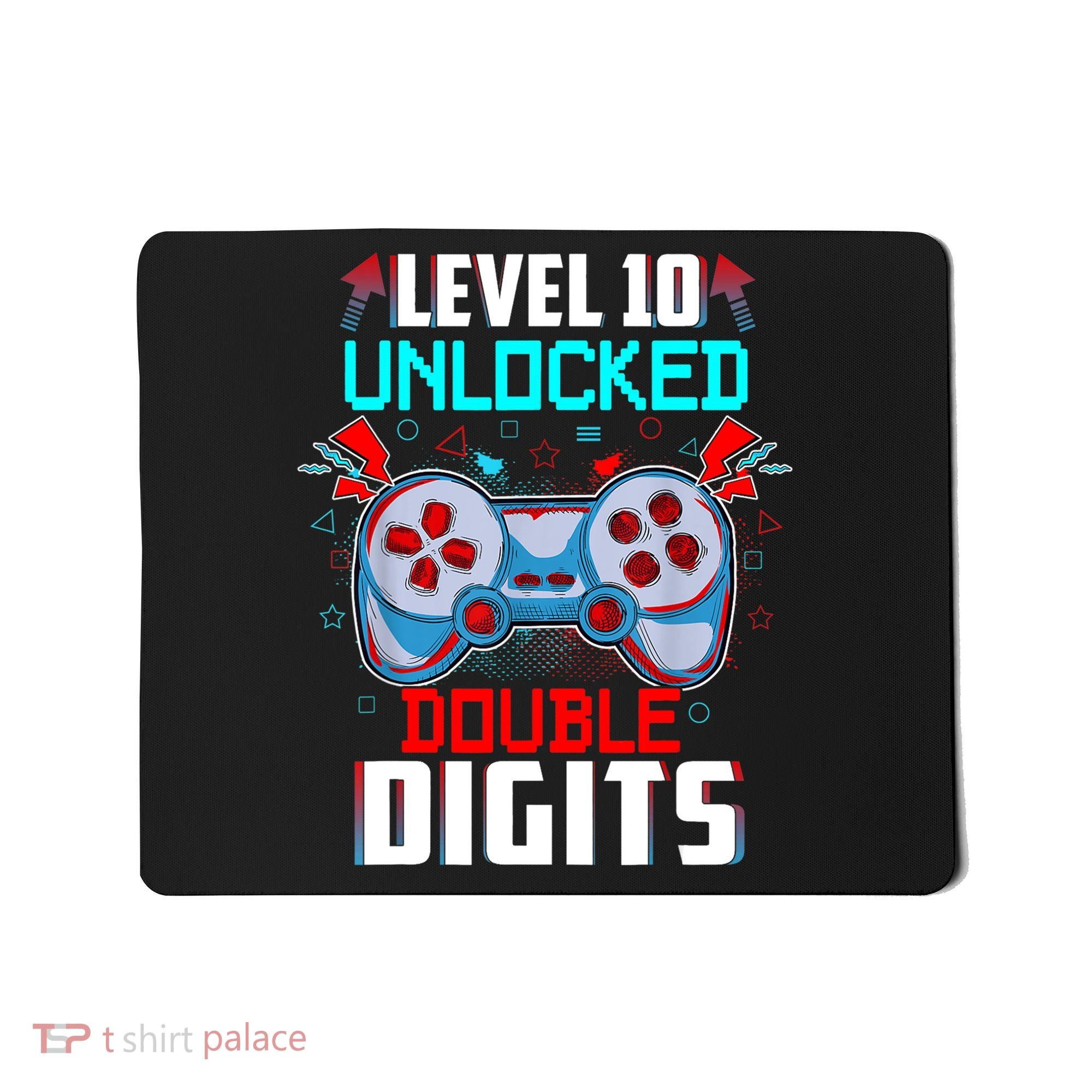 10th Birthday Gift For Boys Double Digits 10 Year Old Gifts Gamer Gift Mousepad