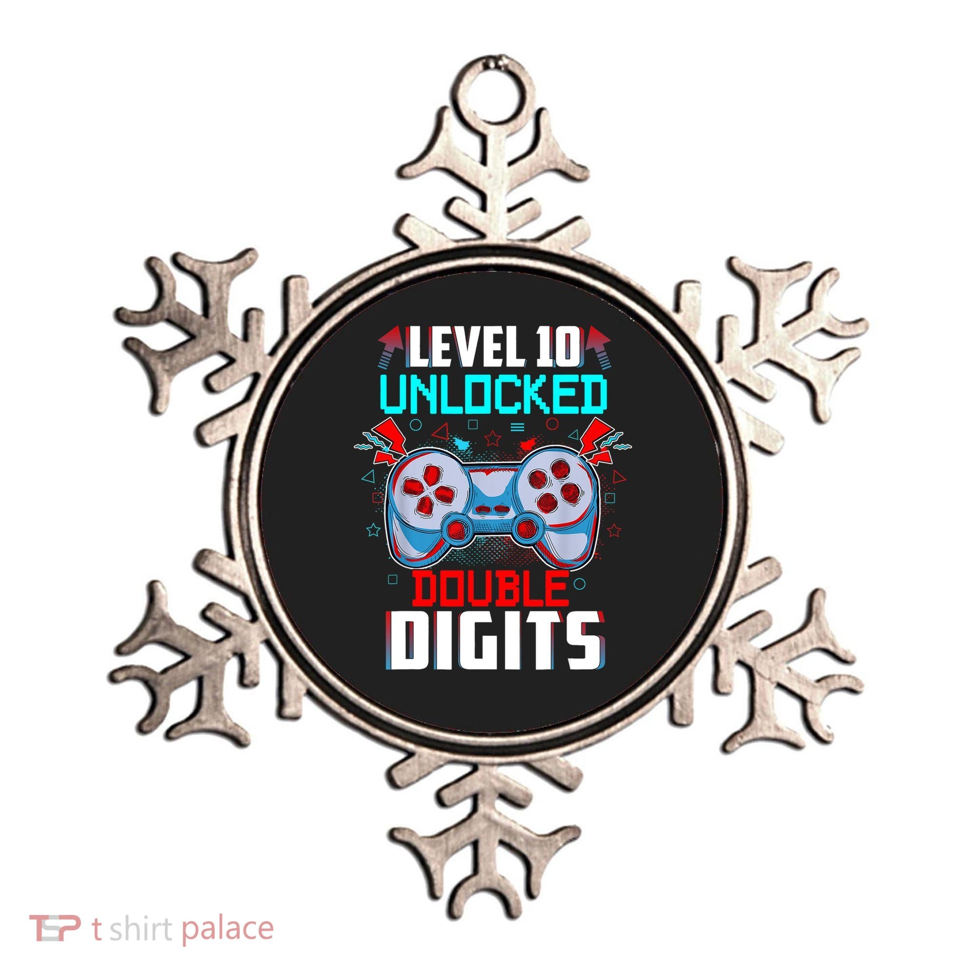 10th Birthday Gift For Boys Double Digits 10 Year Old Gifts Gamer Gift Ornament