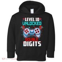 10th Birthday Gift For Boys Double Digits 10 Year Old Gifts Gamer Gift Toddler Hoodie thumb 0