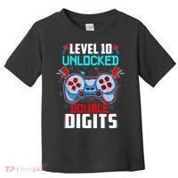 10th Birthday Gift For Boys Double Digits 10 Year Old Gifts Gamer Gift Toddler T-Shirt thumb 0