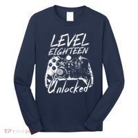 18th Birthday Gift 18 Year Old Gifts 18th Birthday Long Sleeve Shirt thumb 0