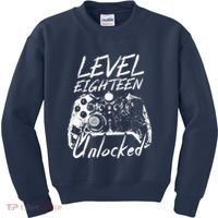 18th Birthday Gift 18 Year Old Gifts 18th Birthday Kids Sweatshirt thumb 0