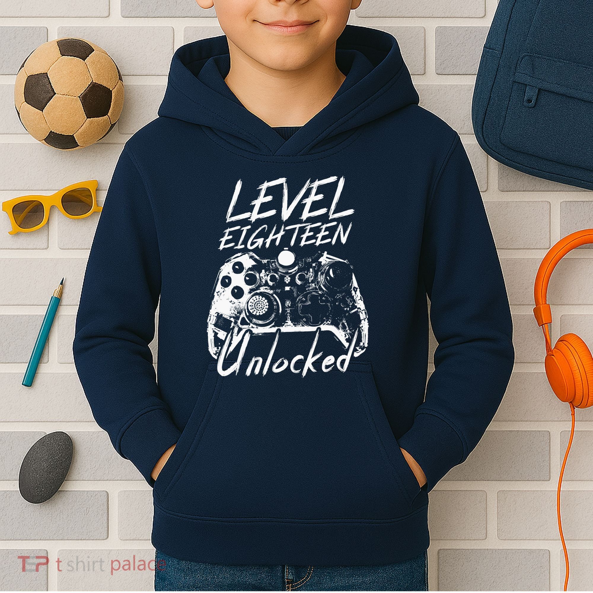 18th Birthday Gift 18 Year Old Gifts 18th Birthday Kids Hoodie