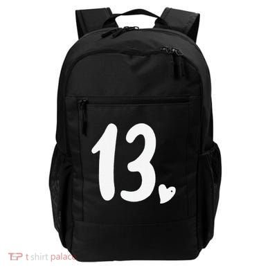 13th Birthday Heart Backpack