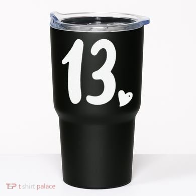 13th Birthday Heart Tumbler