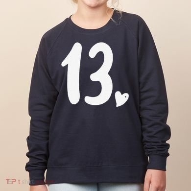 13th Birthday Heart Women's Sweatshirt