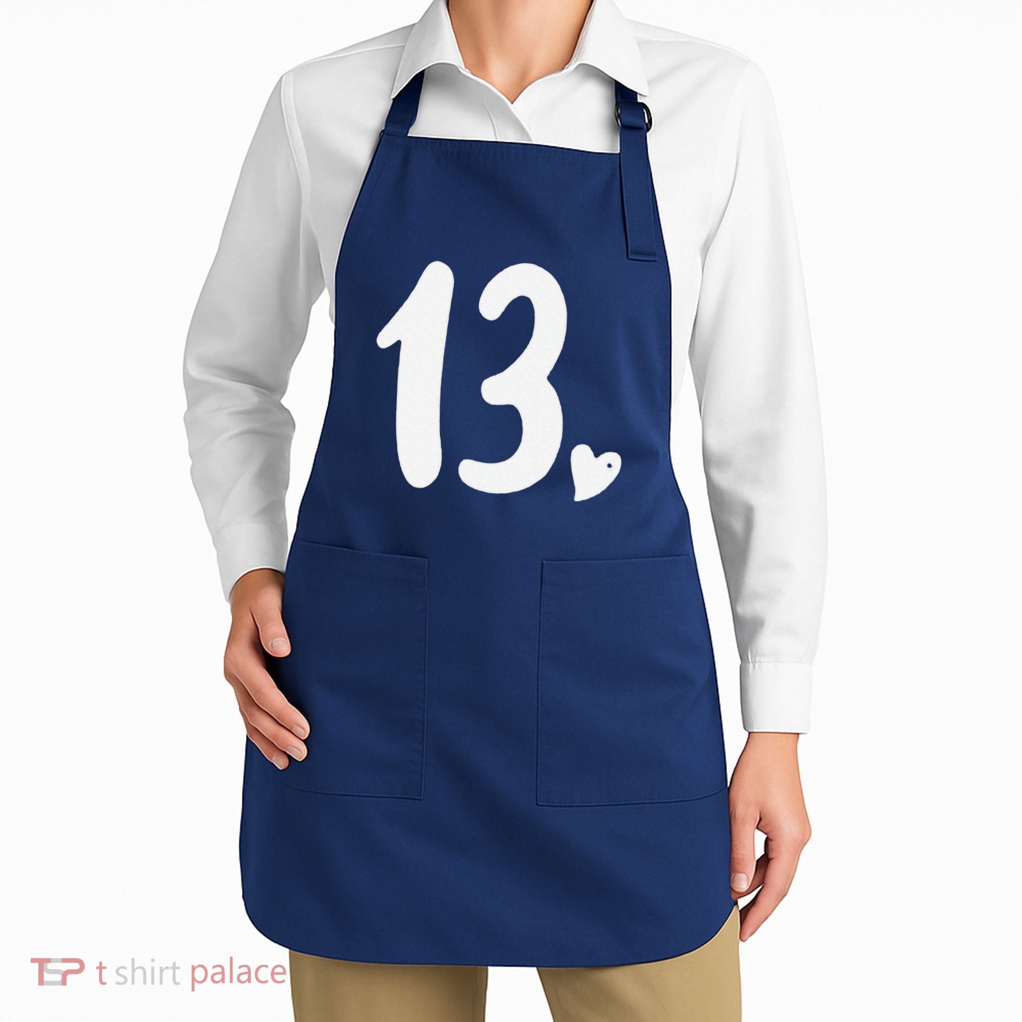 13th Birthday Heart Apron