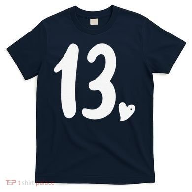 13th Birthday Heart T-Shirt