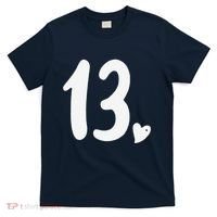 13th Birthday Heart T-Shirt thumb 0
