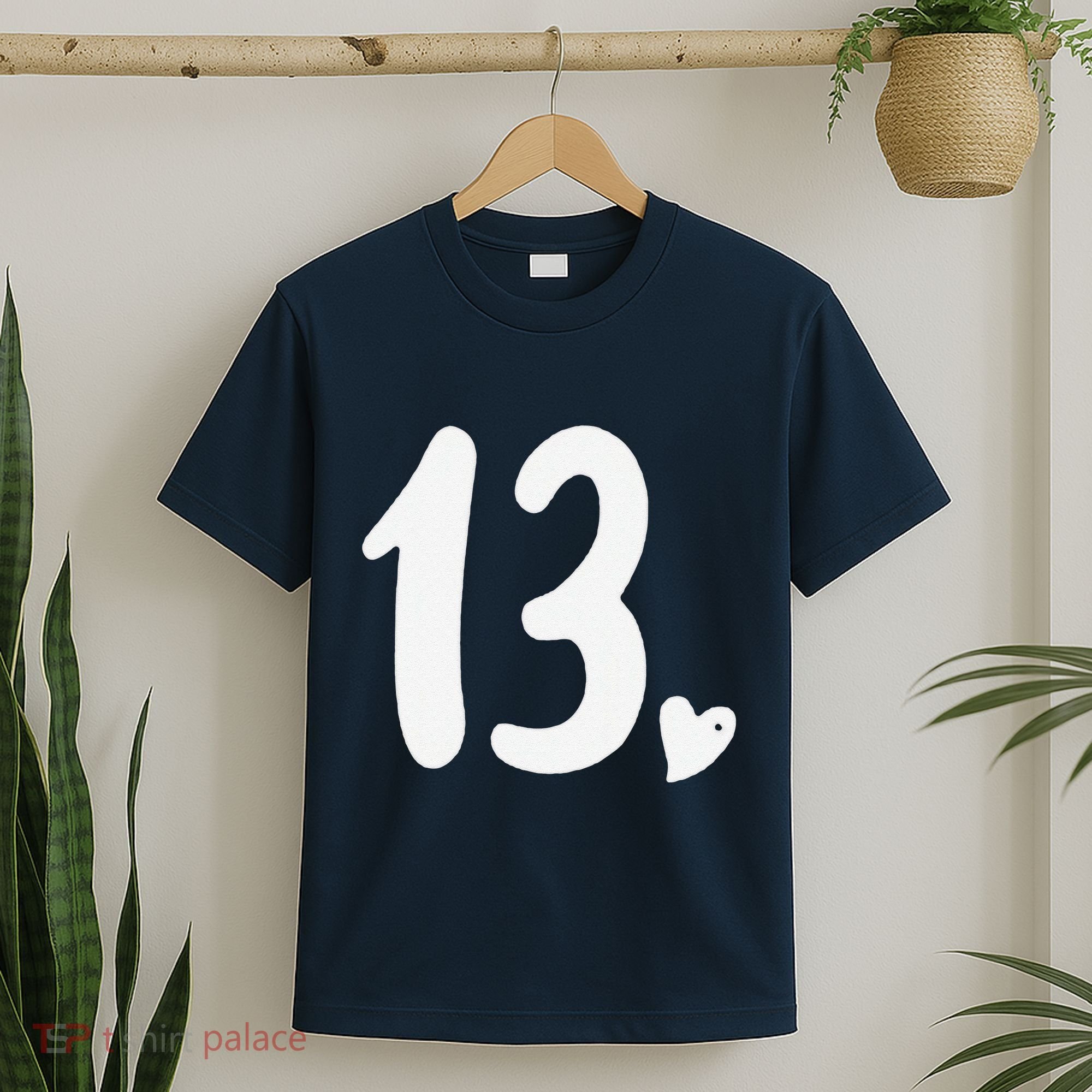 13th Birthday Heart T-Shirt