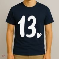 13th Birthday Heart T-Shirt thumb 3