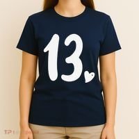 13th Birthday Heart T-Shirt thumb 4