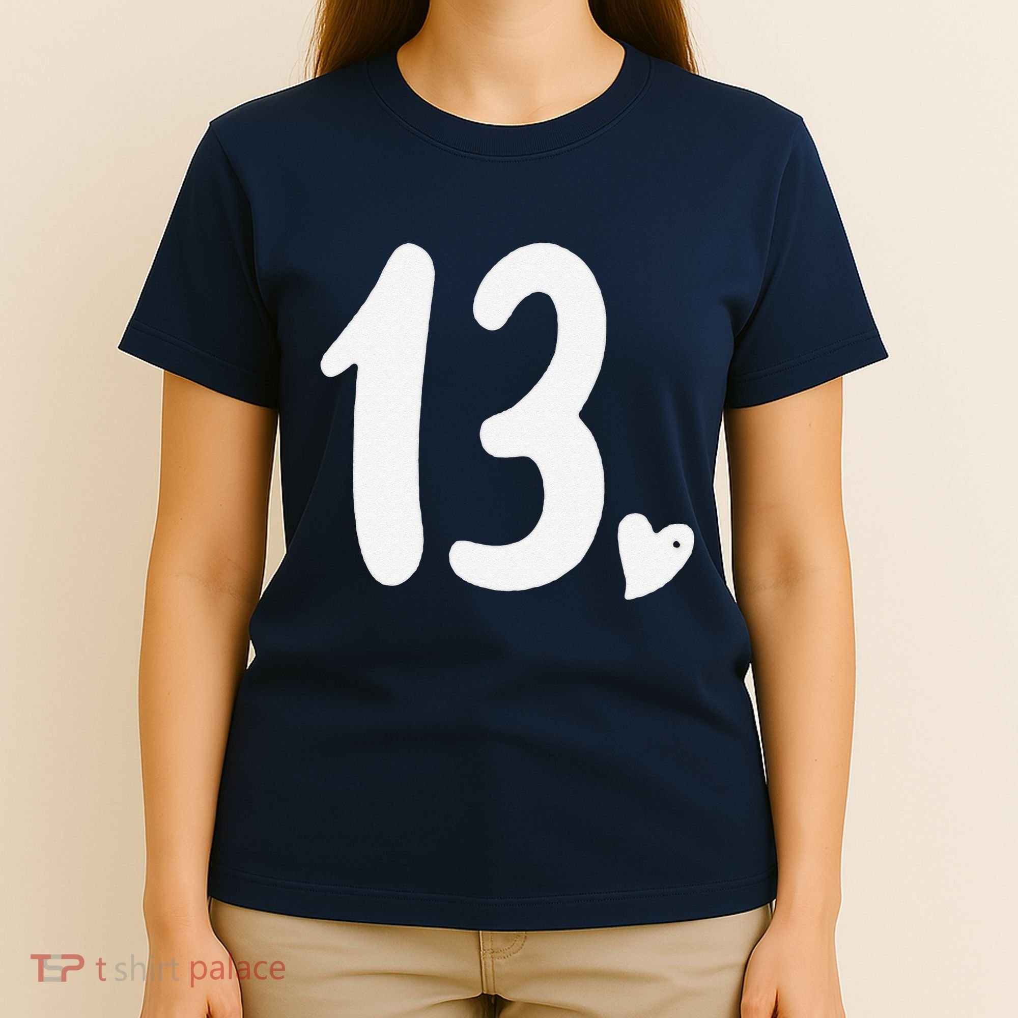 13th Birthday Heart T-Shirt