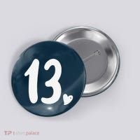 13th Birthday Heart Button thumb 0