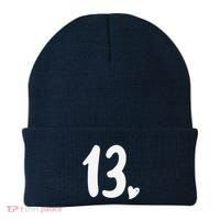 13th Birthday Heart Beanie thumb 0