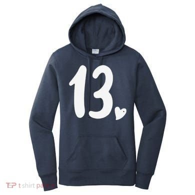 13th Birthday Heart Women's Hoodie