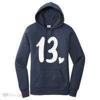 13th Birthday Heart Women's Hoodie thumb 0