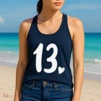 13th Birthday Heart Women's Tank Top thumb 2