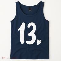 13th Birthday Heart Tank Top thumb 2