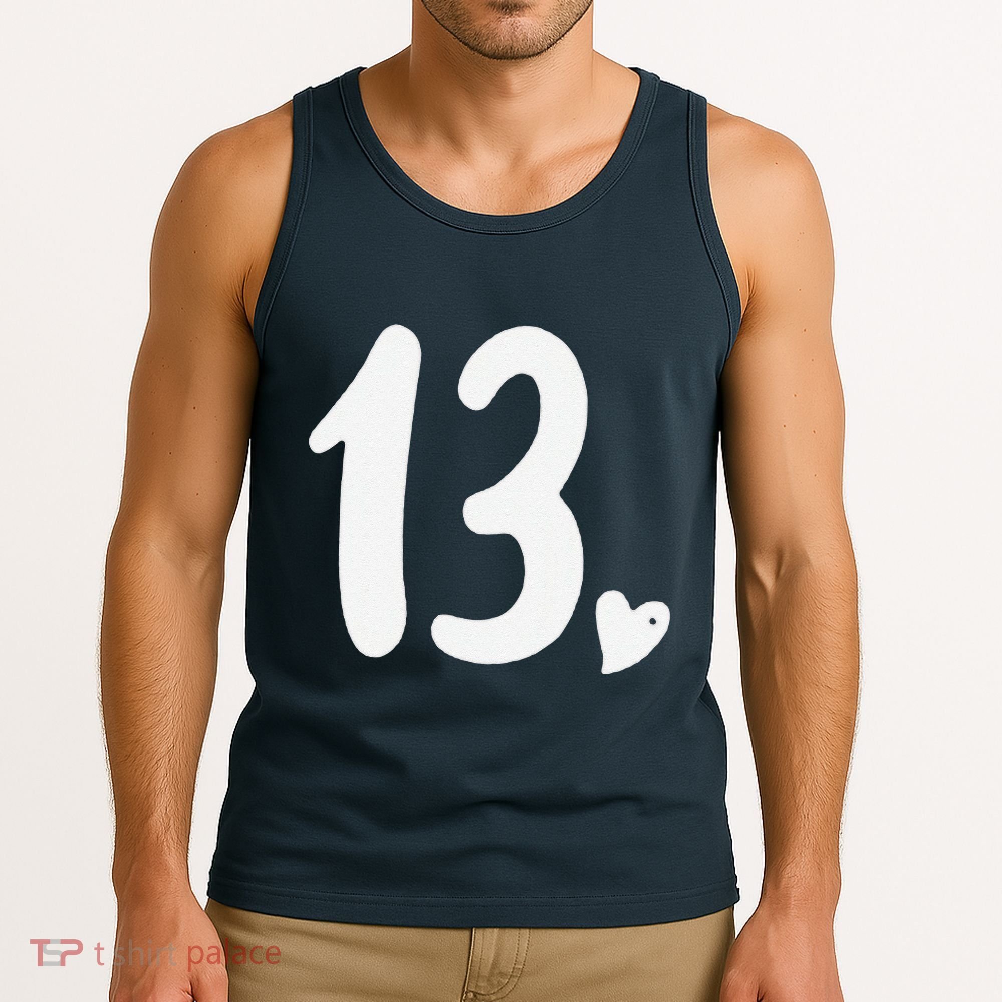 13th Birthday Heart Tank Top