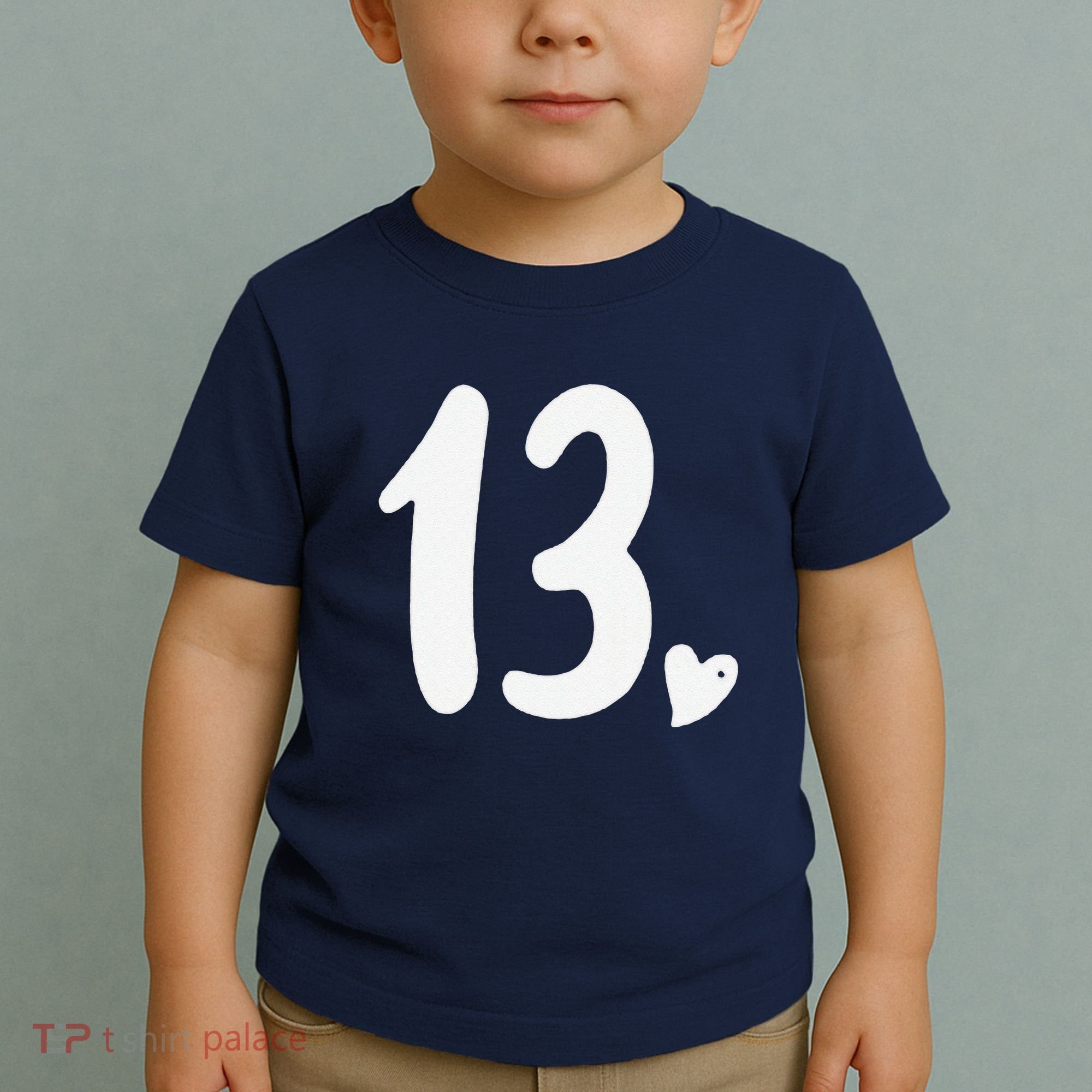 13th Birthday Heart Toddler T-Shirt