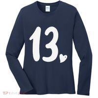 13th Birthday Heart Women's Long Sleeve Shirt thumb 0