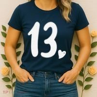 13th Birthday Heart Women's T-Shirt thumb 2
