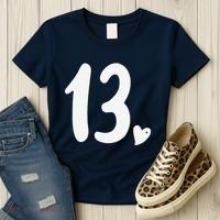 13th Birthday Heart Women's T-Shirt thumb 3