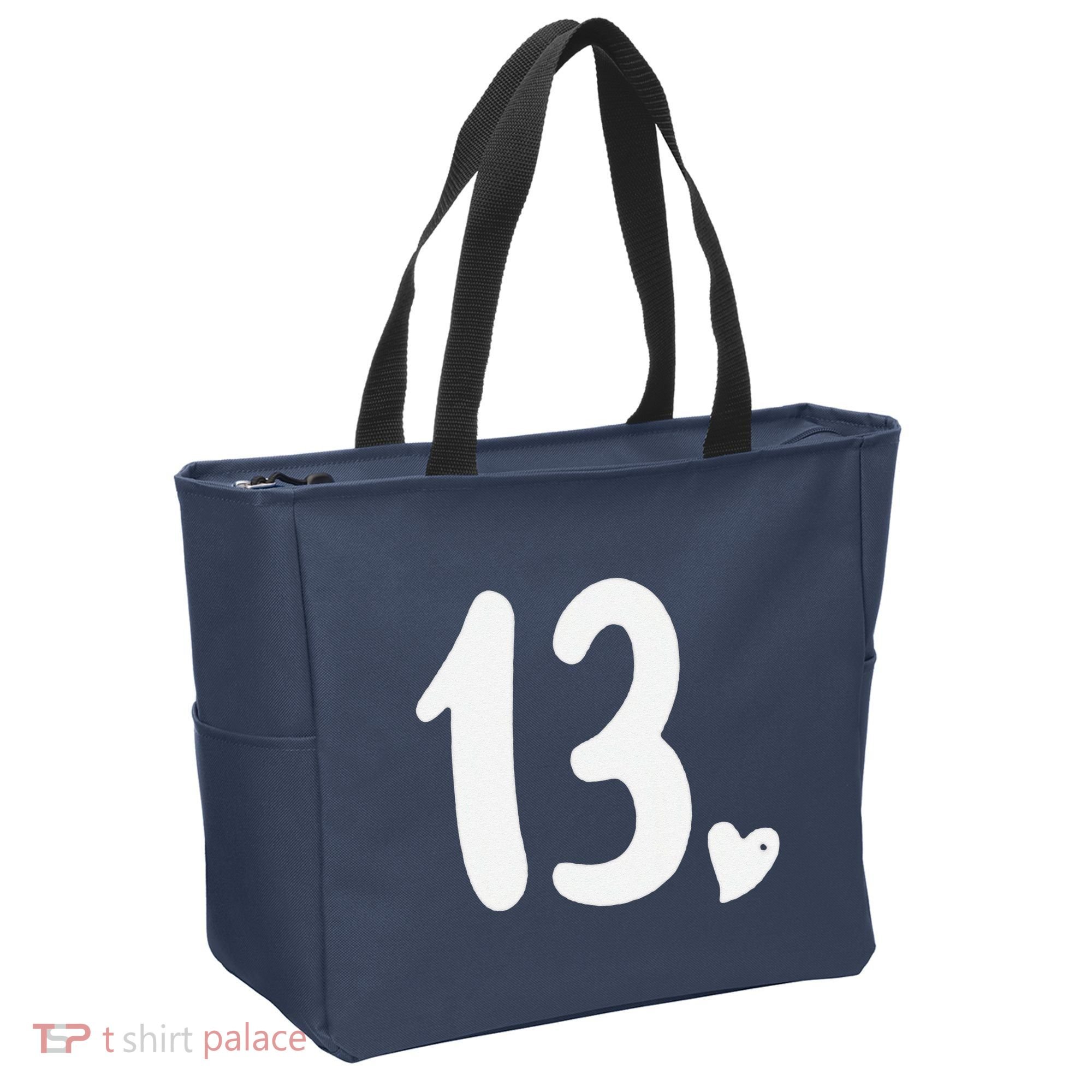 13th Birthday Heart Tote Bag