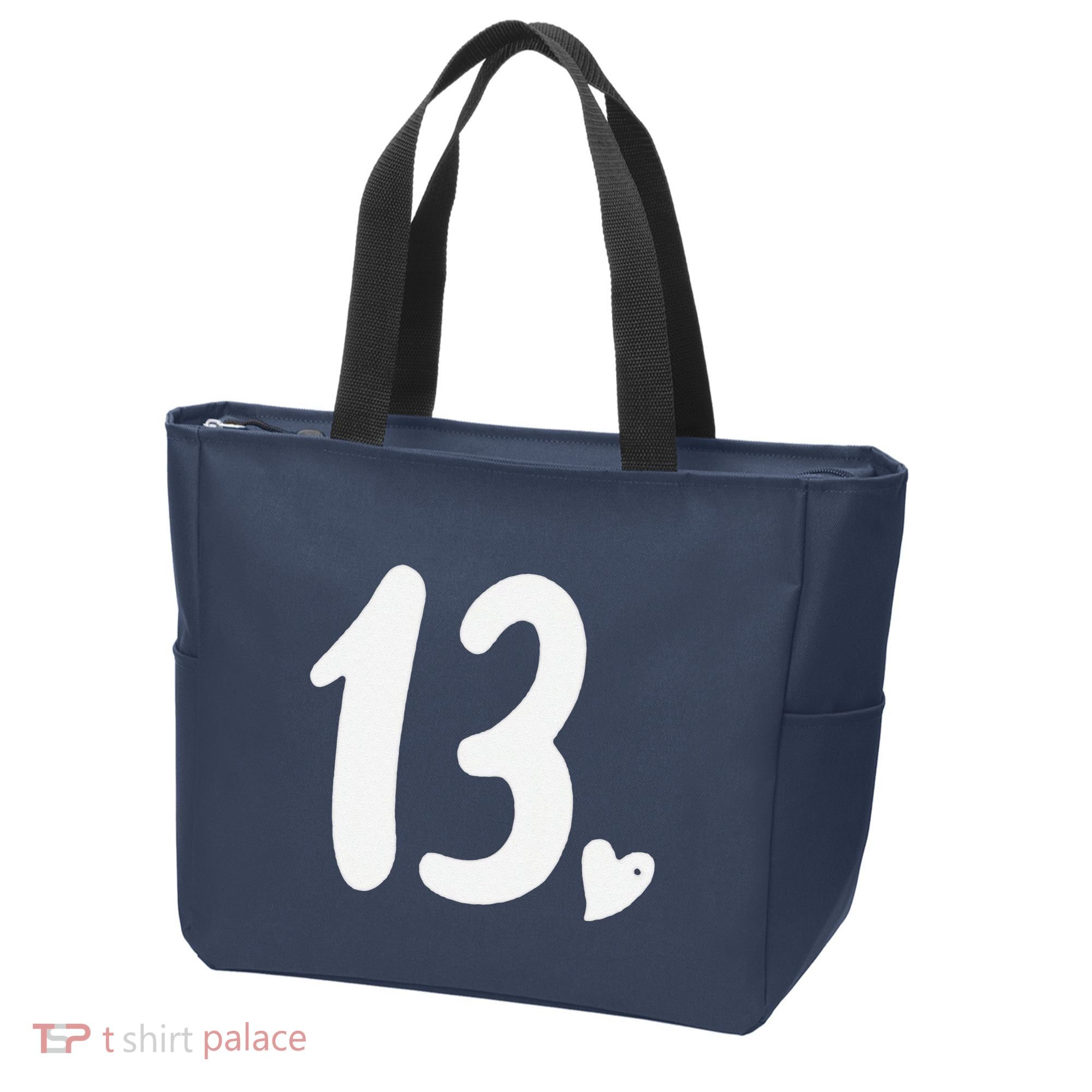 13th Birthday Heart Tote Bag