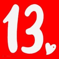 13th Birthday Heart Santa Hat thumb 1