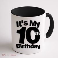 10th Birthday It's My 10th Birthday 10 Year Old Birthday TShirt Coffee Mug thumb 1